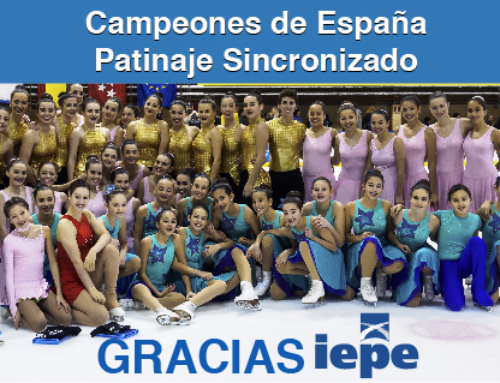 Campeones de España. Patinaje sincronizado.